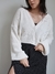 Casaco Cardigan Cropped Tricot na internet
