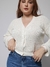 Image of Casaco Cardigan Cropped Tricot