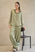 Pantalon Celine Verde - comprar online
