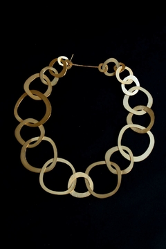 COLLAR SETENTAS BAÑO DE ORO - comprar online