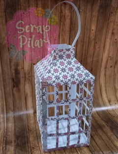 DIE / TROQUEL - FAROL MEDIANO 3D PARA STANDART - PARA ARMAR - - Scrap Pilar