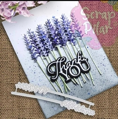 DIE / TROQUEL - FLOR DE LAVANDA - (x2unid) - Scrap Pilar