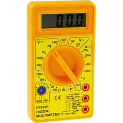 Multímetro digital, ideal para medir tensão, resistência e correntes elétricas.  Unidade: PEÇA