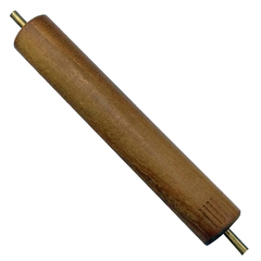 Eixo de madeira para rolo de borracha, utilizável no encolador/aplicador de cola branca.  Unidade: PEÇA