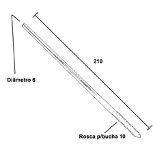 Suporte invisível para prateleiras.  Unidade: PEÇA Acabamento: Zincado Observação: Para bucha 10mm, capacidade de sustentação 5 kg/suporte