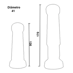 Pé ou suporte para balcão.  Unidade: PEÇA Dimensional: 130 ~ 170mm Acabamento: Plástico Branco, Cinza OU Preto Observação: Plástico, com regulagem