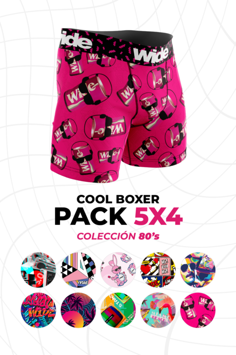 Cool Boxer 5x4 | Colección 80s | Precio x Últimas unidades!