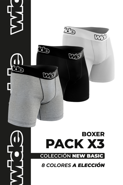 Boxer x3 | Colección New Basic