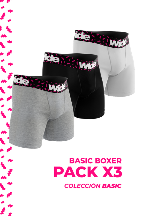 Boxer x3 | Colección Basic | Precio x Últimas unidades!