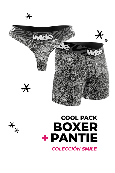 1 BOXER + 1 PANTIE | Nueva Colección Smile