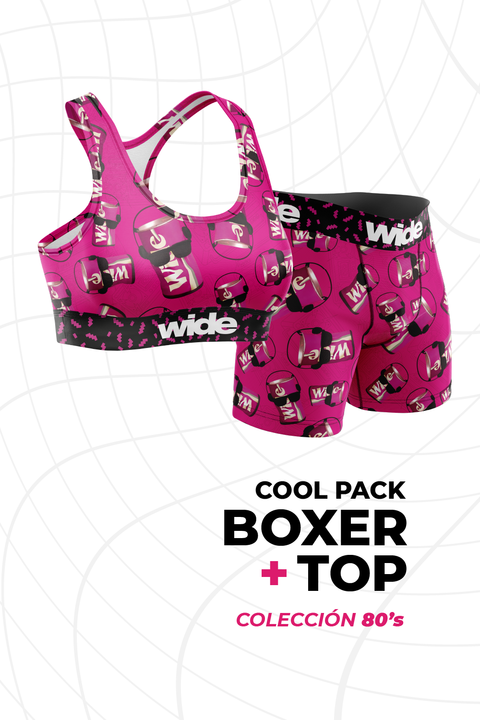 1 TOP + 1 BOXER | Colección 80s | Precio x Últimas unidades!