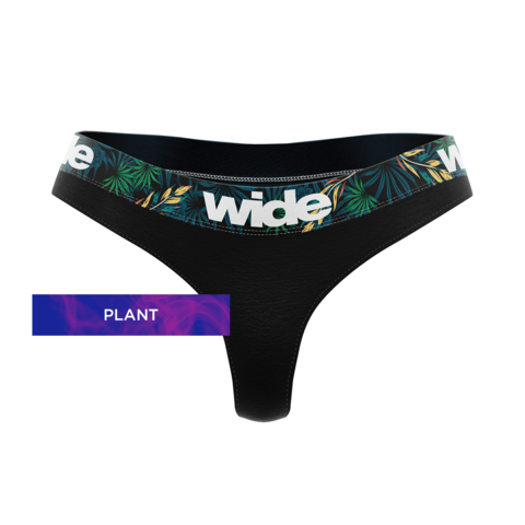 Pantie "Plant" [Colección Black]