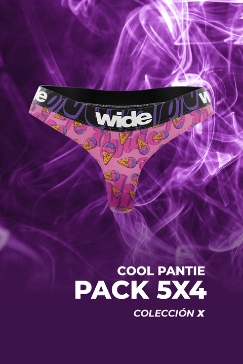 COOL PANTIES | Pack 5X4 | Colección X