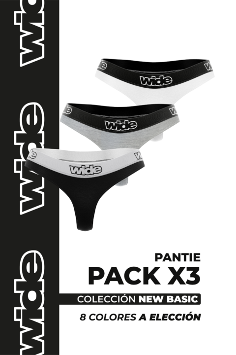 Basic Pantie Pack x3 | New Basic