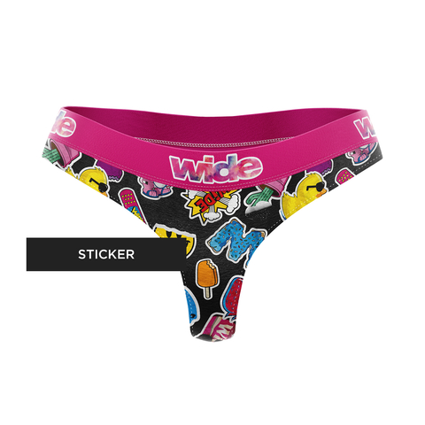 1 BOXER + 1 PANTIE | Colección Stickers! - Wide Arg