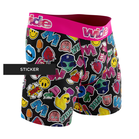 1 BOXER + 1 PANTIE | Colección Stickers! en internet