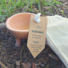 Kit limpieza energética: Sahumadora cerámica + Sahumo purificador - comprar online