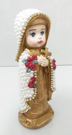 Santa Teresinha Baby com pérolas - 20 cm - comprar online