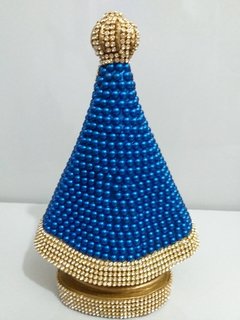 Nossa Senhora Aparecida com pérolas - 22cm - Mandaluhz - Artigos de Luxo