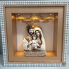 Nicho Iluminado Sagrada Família com imagem - Quadro Oratório