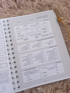 Caderneta da Gestante Luxo - Clean Linho Listrado - Lilás - comprar online