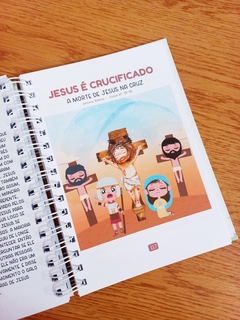 Kit - Bíblia Infantil Personalizada Com Nome + Livro Meu Batismo + Livro de Orações Mandaluhz - Divino Espírito Santo na internet