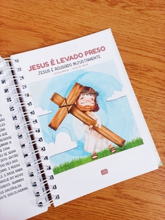 Kit - Bíblia Infantil Personalizada Com Nome + Livro de Orações Mandaluhz - Divino Espírito Santo - loja online