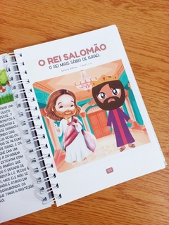 Imagem do Kit - Bíblia Infantil Personalizada Com Nome + Livro de Orações Mandaluhz - Divino Espírito Santo