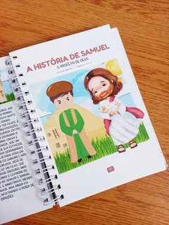 Bíblia Infantil Personalizada Com Nome Mandaluhz - Divino Espírito Santo - loja online