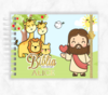 Bíblia Infantil Personalizada Com Nome Mandaluhz - Modelo 7
