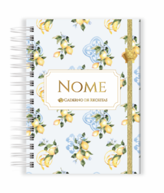 Caderno De Receitas Luxo Personalizado Com Nome Mandaluhz 10