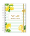 Caderno De Receitas Luxo Personalizado Com Nome Mandaluhz 15