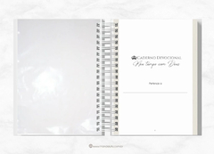 Caderno Devocional - Meu Tempo Com Deus Branco - Mandaluhz - comprar online