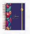 Planner Slim 2024 Luxo Colorido Personalizado Com Nome - Capa 02