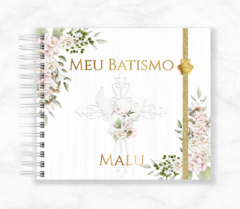 Kit - Bíblia Infantil Personalizada Com Nome + Livro Meu Batismo + Livro de Orações Mandaluhz - Divino Espírito Santo na internet