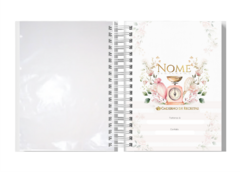 Caderno De Receitas Luxo Personalizado Com Nome Mandaluhz 4 - comprar online