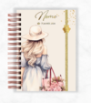 Planner Slim 2024 Luxo Mulheres Personalizado Com Nome - Capa 02