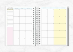 Planner Slim 2024 Luxo Borboleta Clean Personalizado com Nome - Capa04