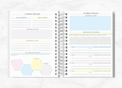 Planner Slim 2024 Luxo Borboleta Clean Personalizado com Nome - Capa04 na internet