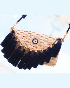 CLUTCH CRETA OLHO GREGO BLUE - buy online