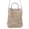 BOLSA GLITTER BEIGE