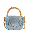 BOLSA BABY FLOWER BABY BLUE