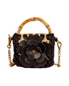 BOLSA BABY FLOWER BLACK