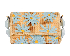 BOLSA CLUTCH LE MARGUERITE BABY BLUE