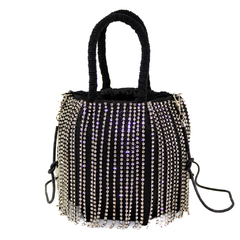 BOLSA KIKI STRASS BLACK