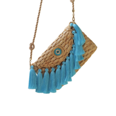 CLUTCH CRETA OLHO GREGO BABY BLUE