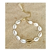 choker buzio dourado