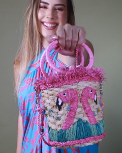 BOLSA BUCKET FLAMINGO - loja online