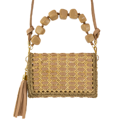 BOLSA CLUTCH SIENA LEATHER BEIGE