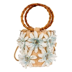 BOLSA AMBER LE JARDIN NATURE BABY BLUE